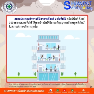 ความปลอดภัยอาคารและทางหนีไฟ 5